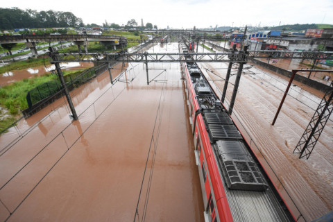 chuva forte na região de Jundiaí (SP)